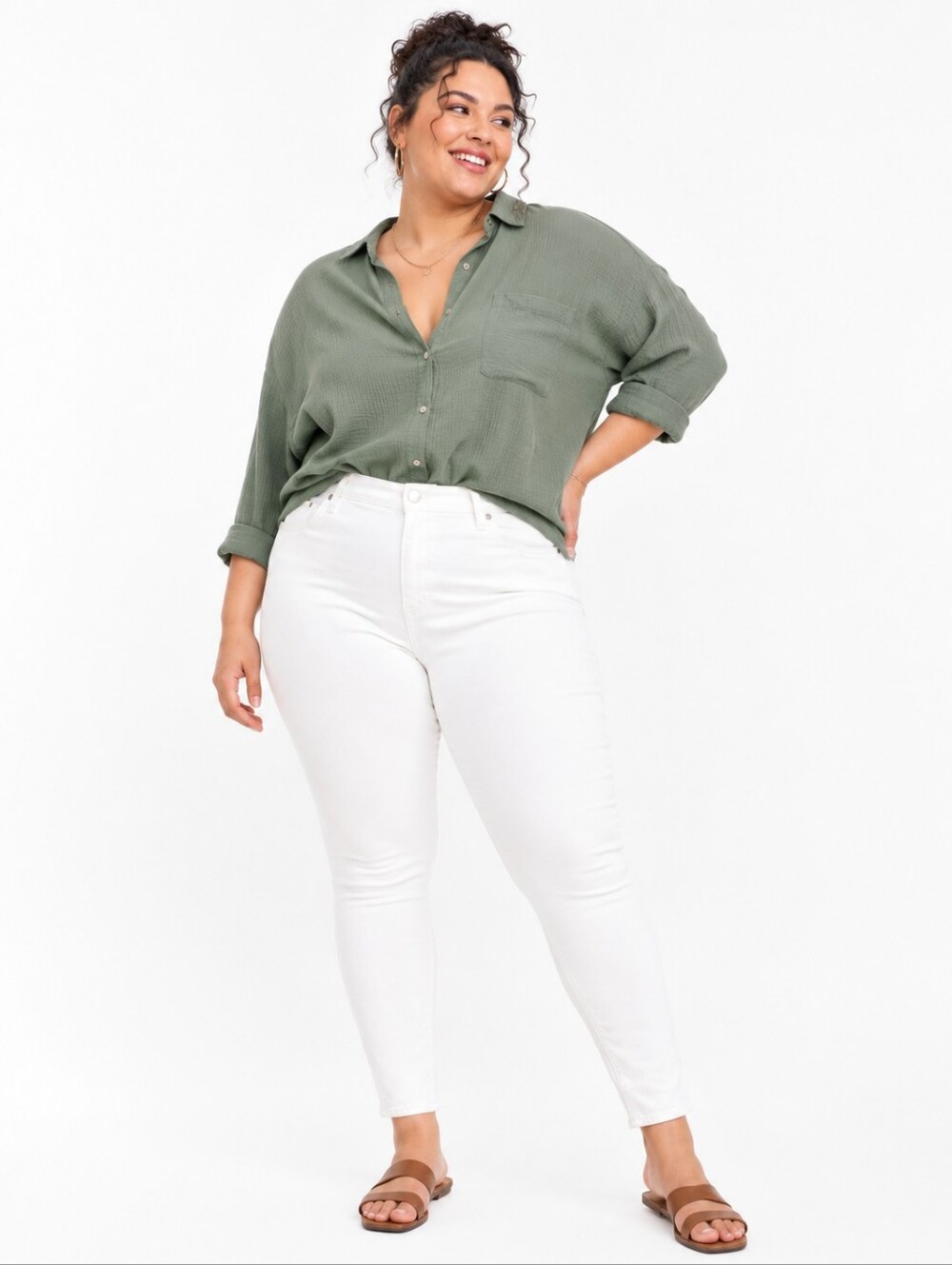 Universal Thread Everyday Skinny Jeans Women’s 28 Plus Size White High Rise NWT